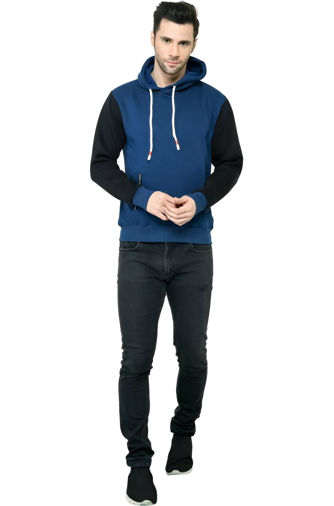 Premium Wuzaan Navy Blue Hoodie for Boys, Male, Men Limited Edition