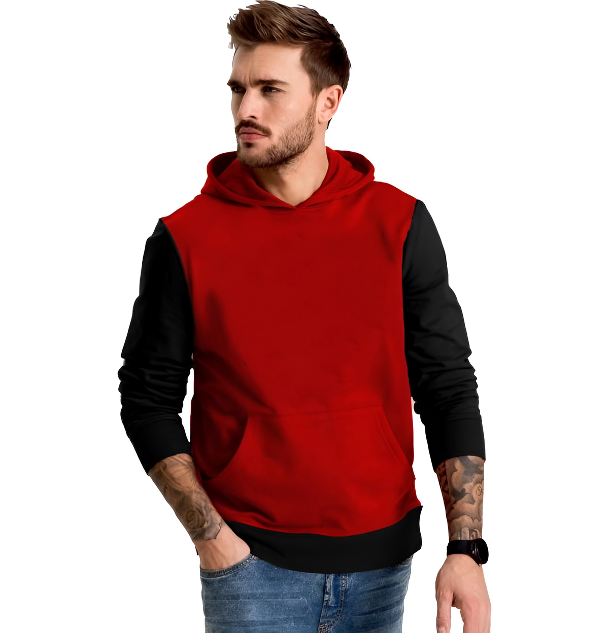 Premium Wuzaan Mehroon Hoodie for Men, Boys, Male Limited Edition